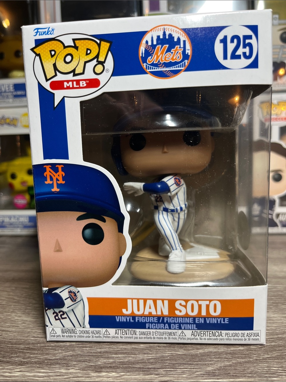 Funko Pop! MLB Juan Soto in Blue and White Mets Uniform